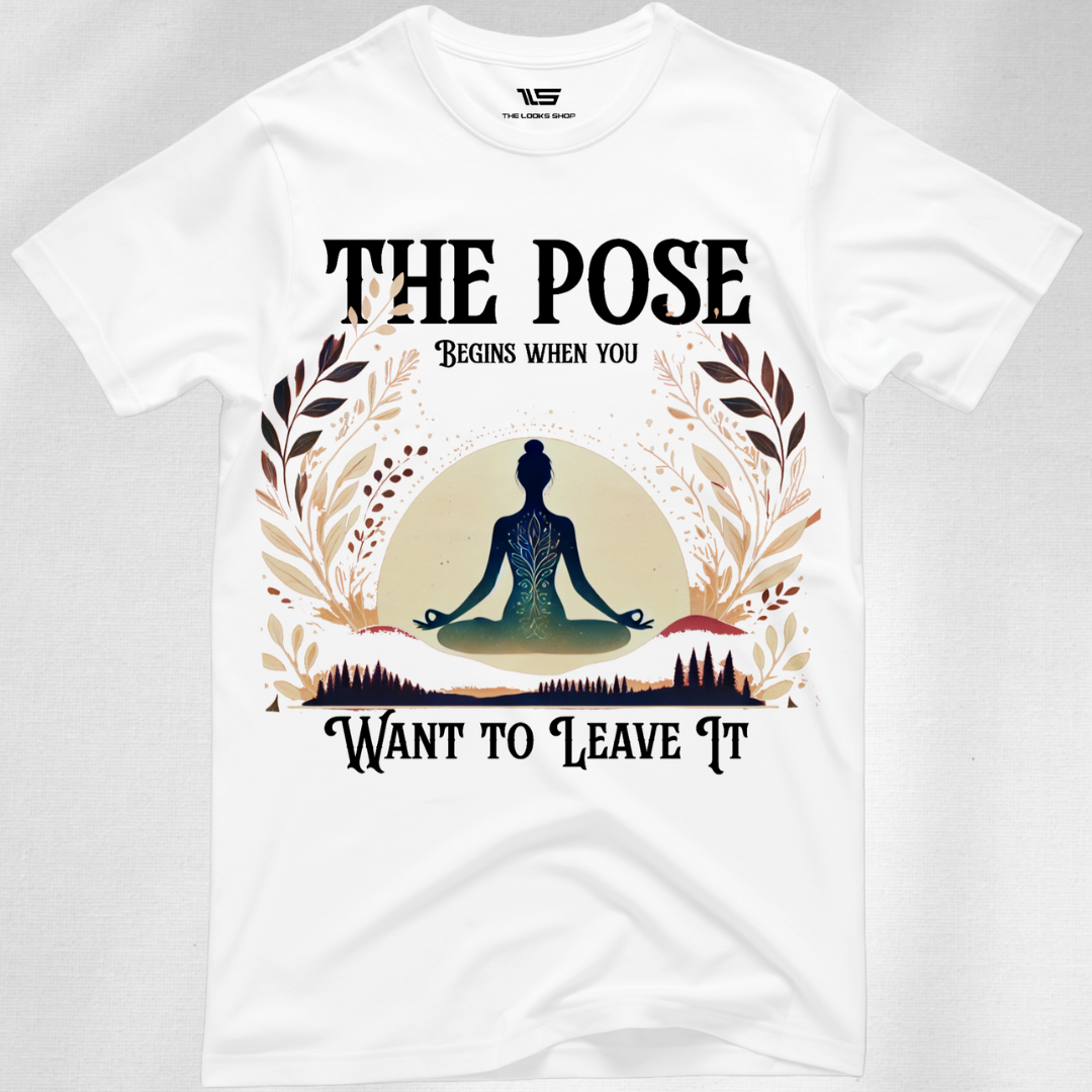 The Pose Starts When You Want To Leave - Unisex Classic Crew T-Shirt