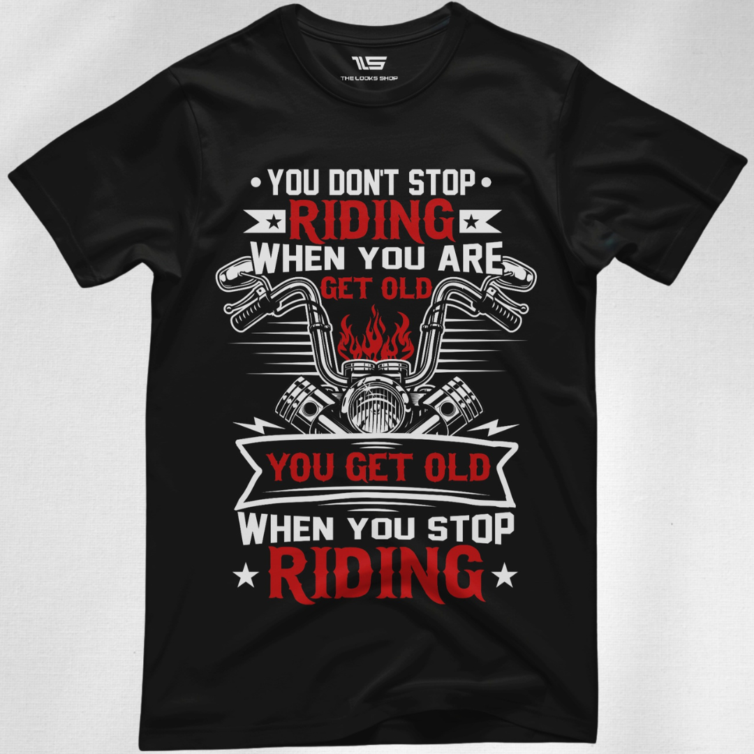 You Don't Stop Riding When You Are OLD - Men's Crew Neck T-shirt