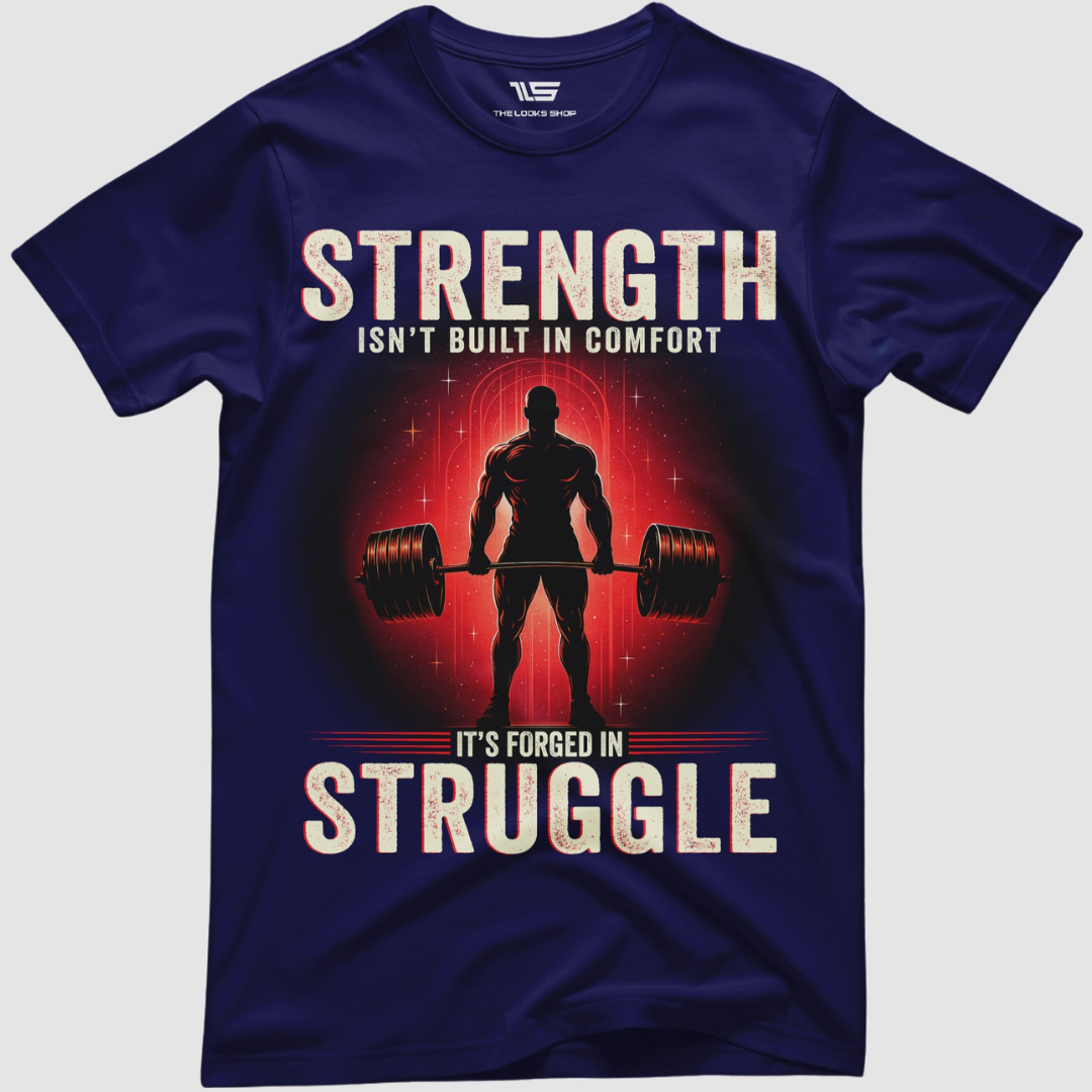 Strength Isn't Built In Comfort - Classic Crew T-shirt