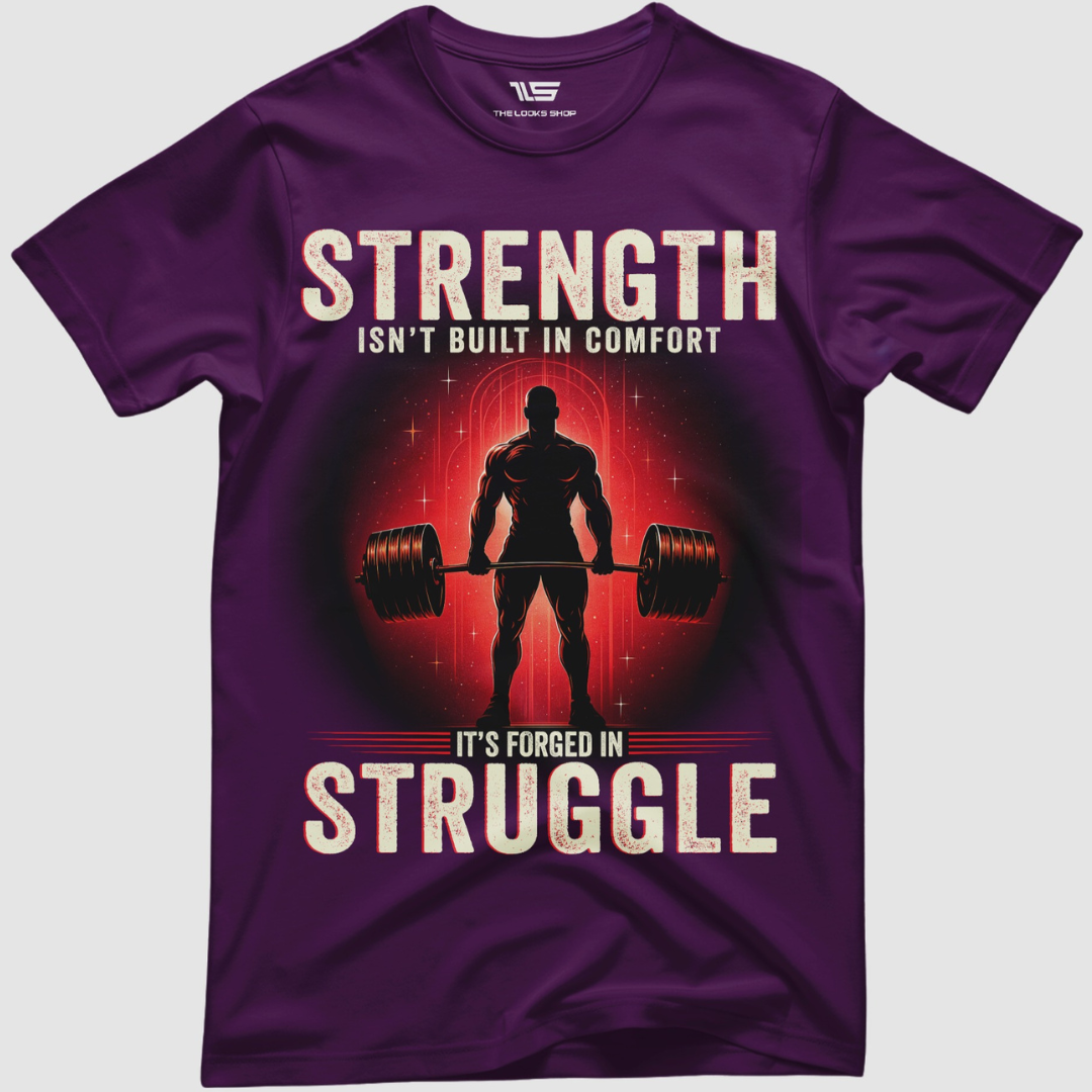 Strength Isn't Built In Comfort - Classic Crew T-shirt