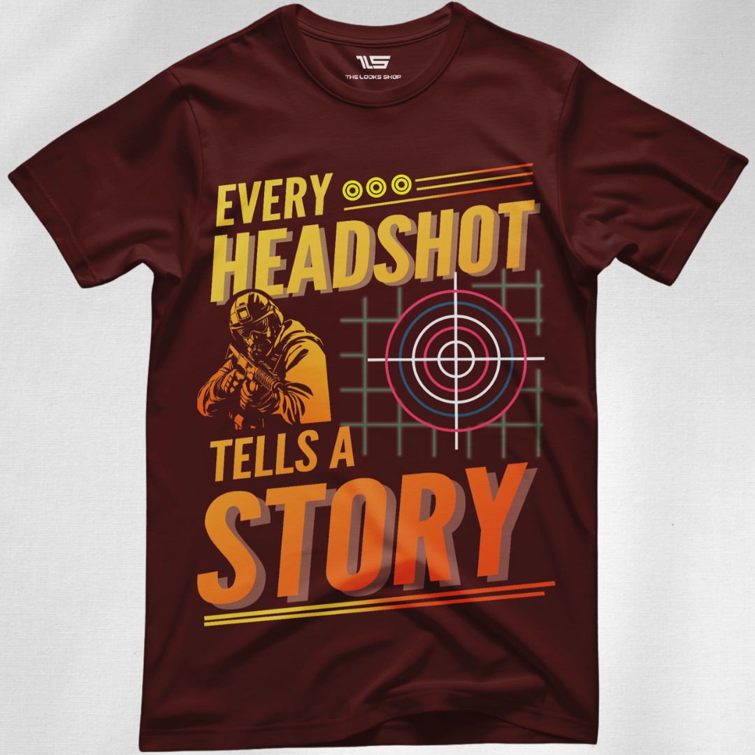 Every Headshot Tells A Story - Unisex Classic Crew T-Shirt