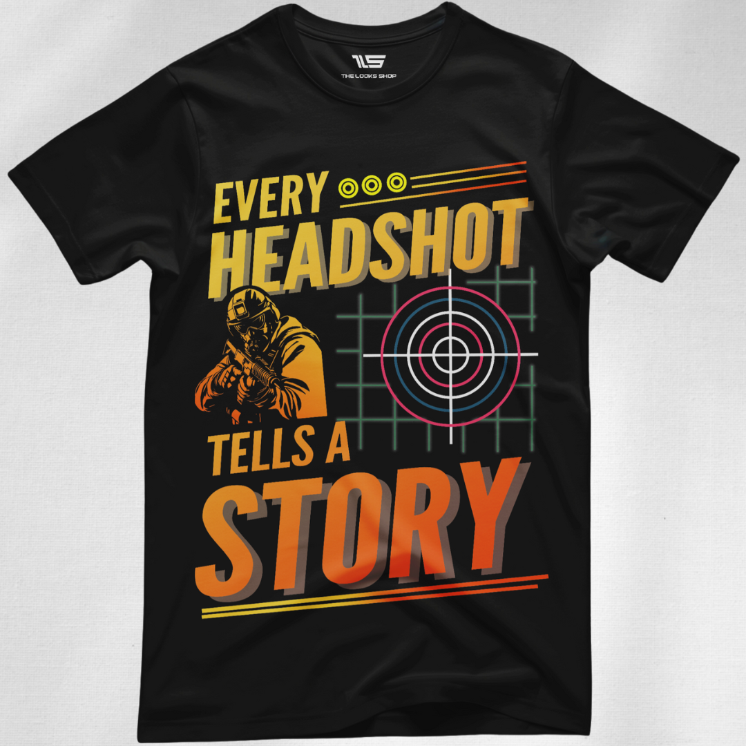 Every Headshot Tells A Story - Unisex Classic Crew T-Shirt