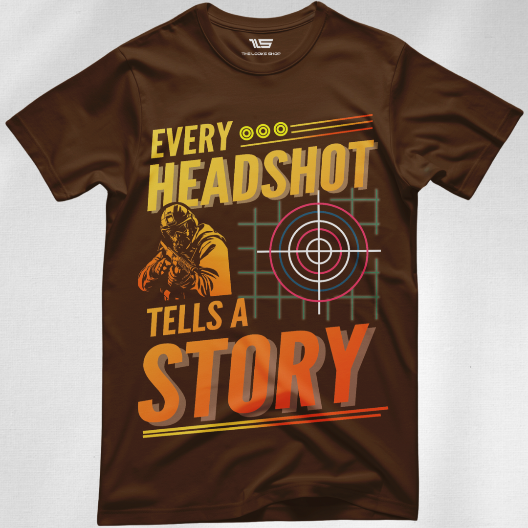 Every Headshot Tells A Story - Unisex Classic Crew T-Shirt