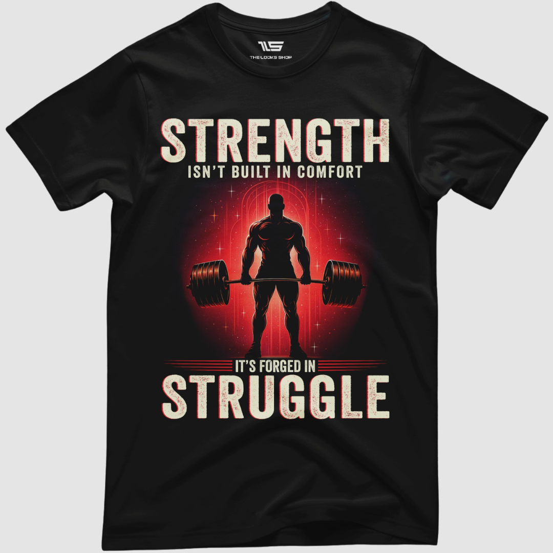 Strength Isn't Built In Comfort - Classic Crew T-shirt