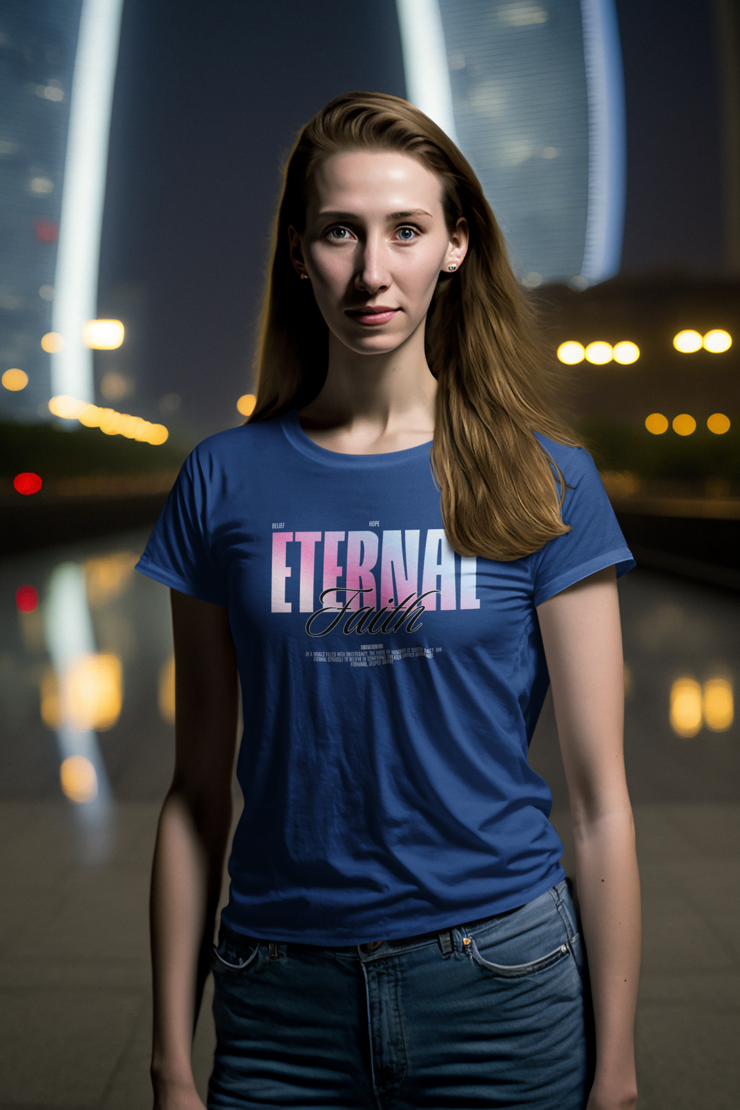 Eternal Faith - Women's Crew Neck T-shirt