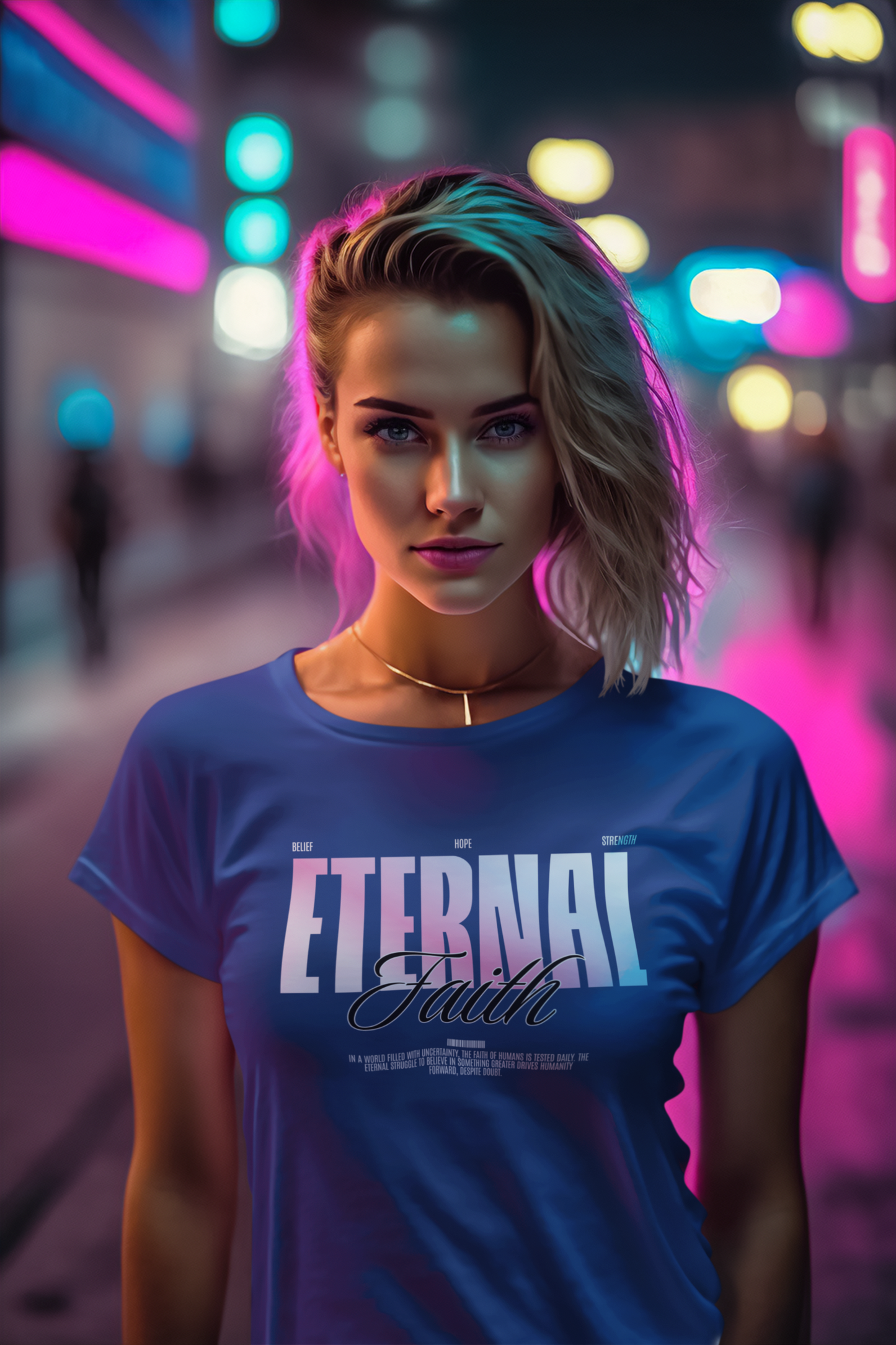 Eternal Faith - Women's Crew Neck T-shirt