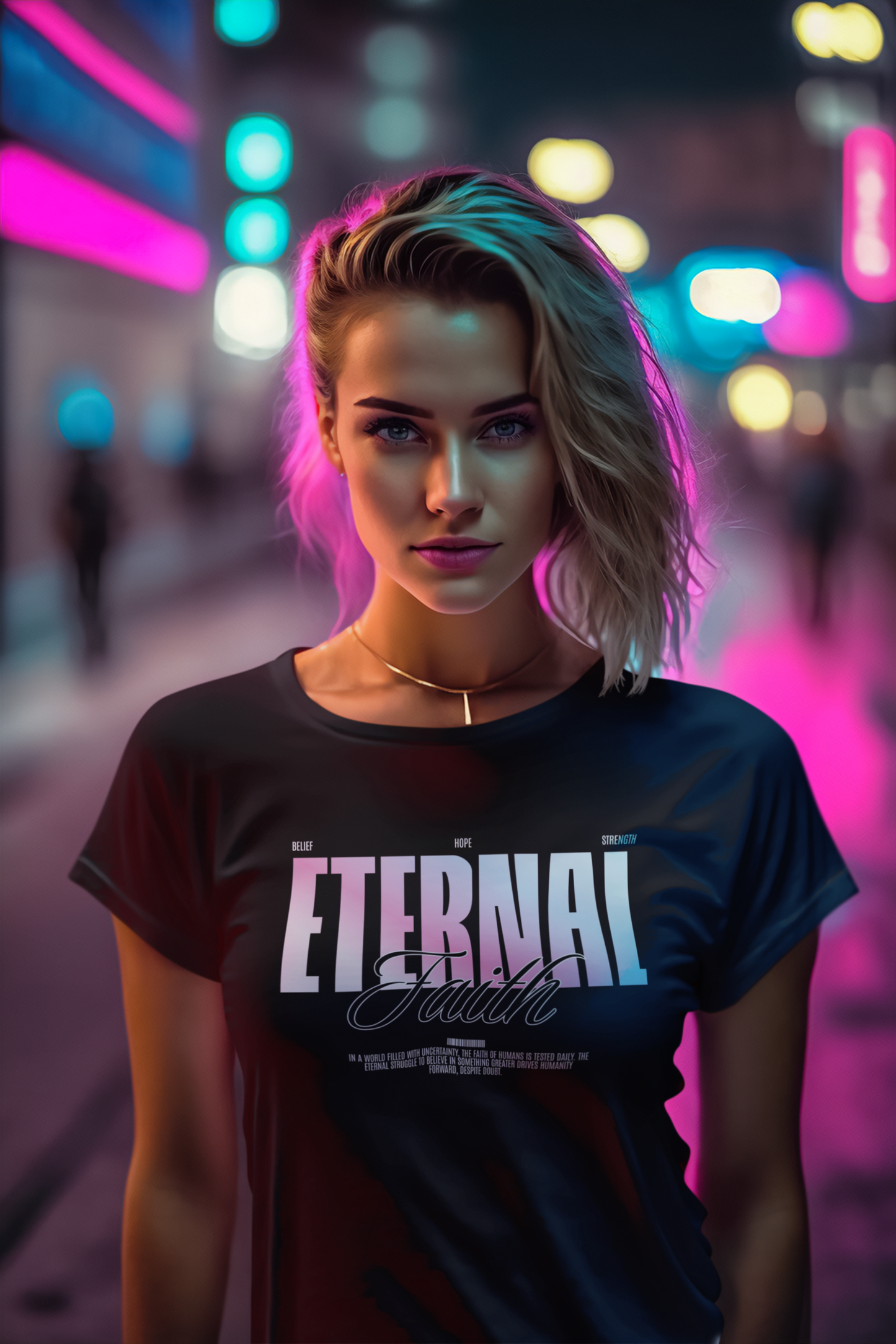 Eternal Faith - Women's Crew Neck T-shirt