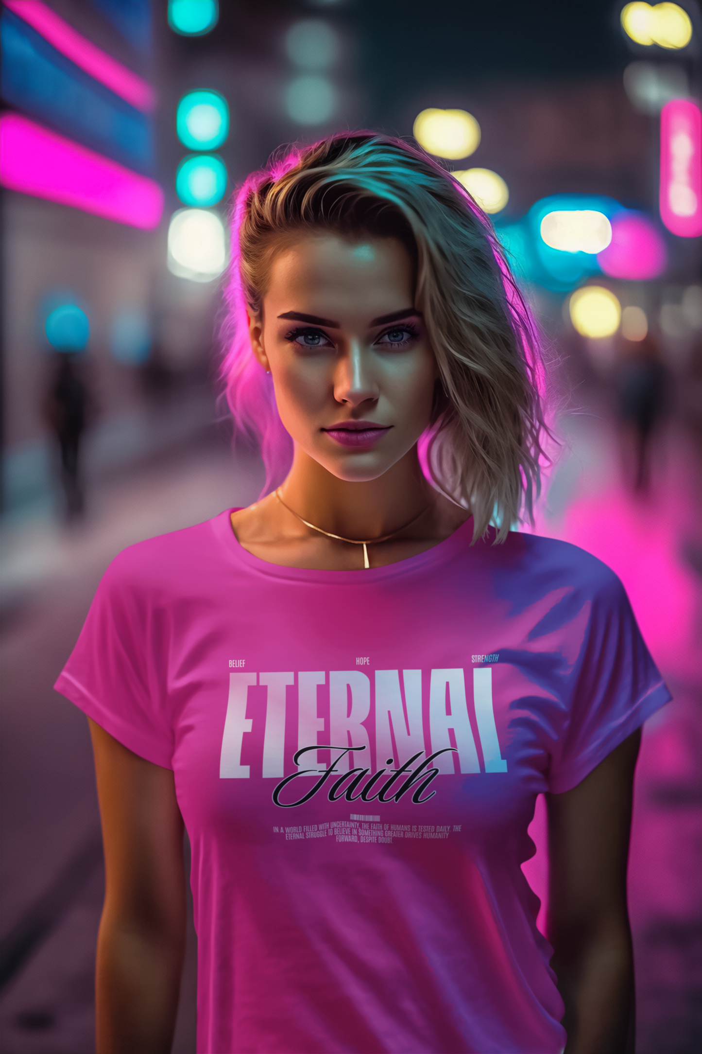 Eternal Faith - Women's Crew Neck T-shirt