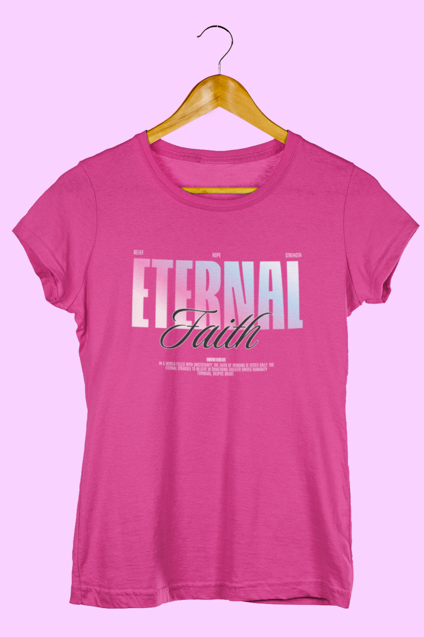 Eternal Faith - Women's Crew Neck T-shirt