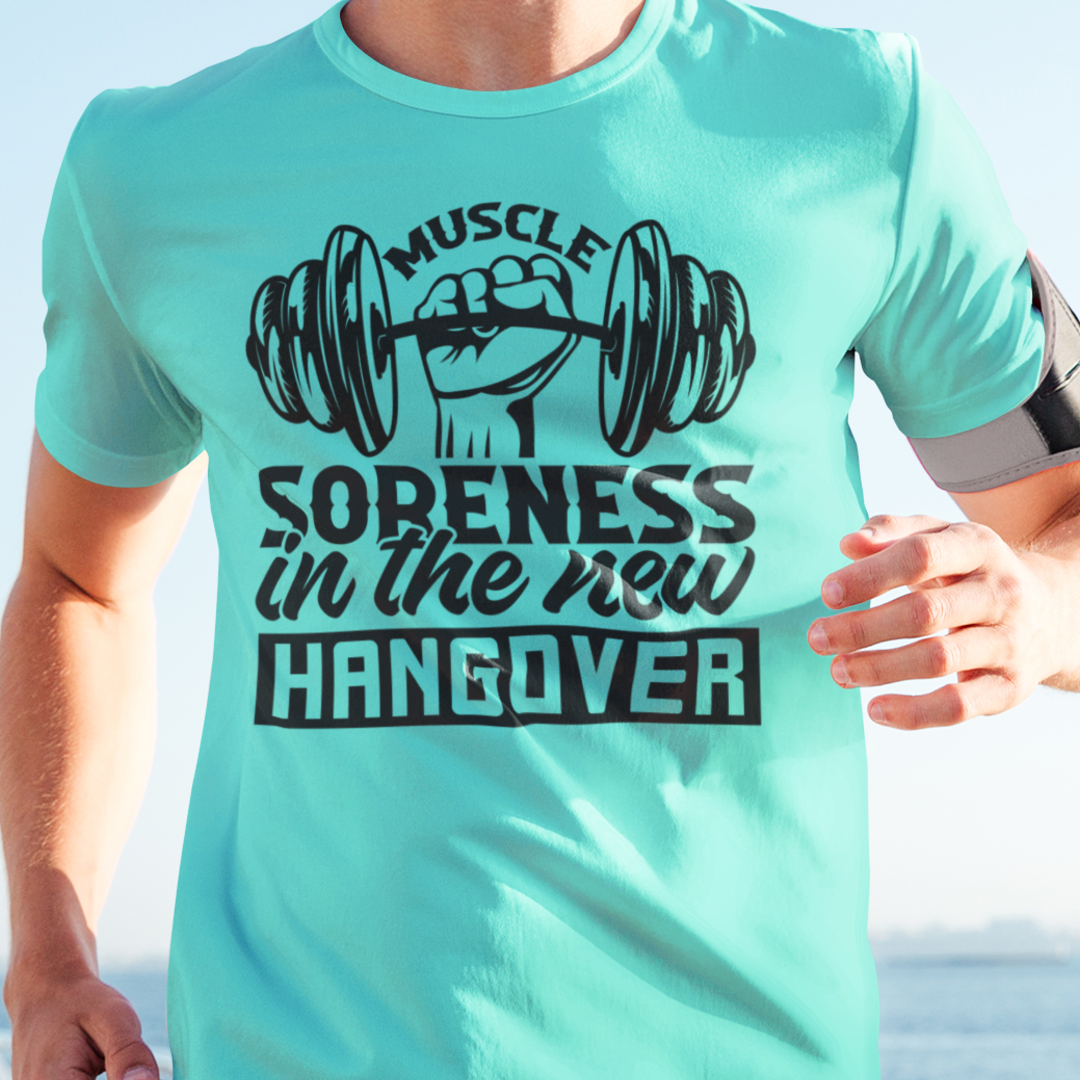 Muscle Soreness Is The New Hangover - Men's Crew Neck Tshirt
