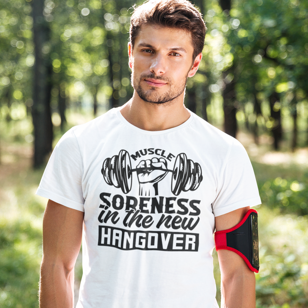 Muscle Soreness Is The New Hangover - Men's Crew Neck Tshirt