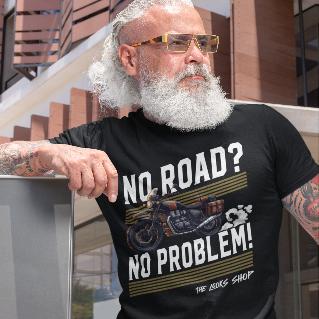 No Road? No Problem! - Classic Crew Tshirt