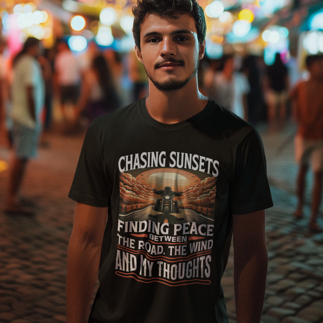 Chasing Sunsets- Classic Crew Neck T-Shirt