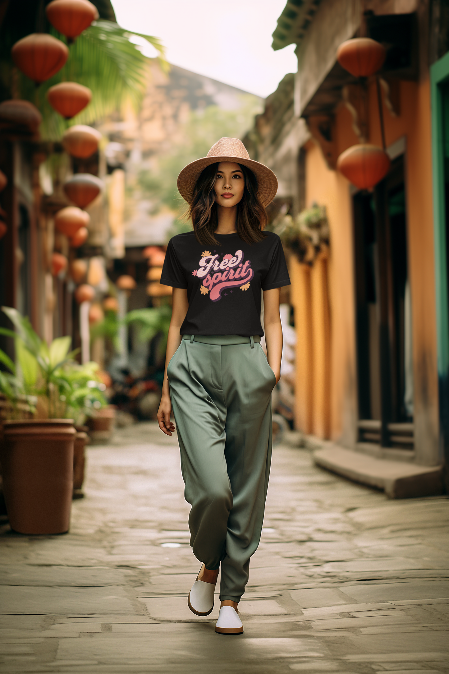 Free Spirit - Women's Crew Neck Tshirt