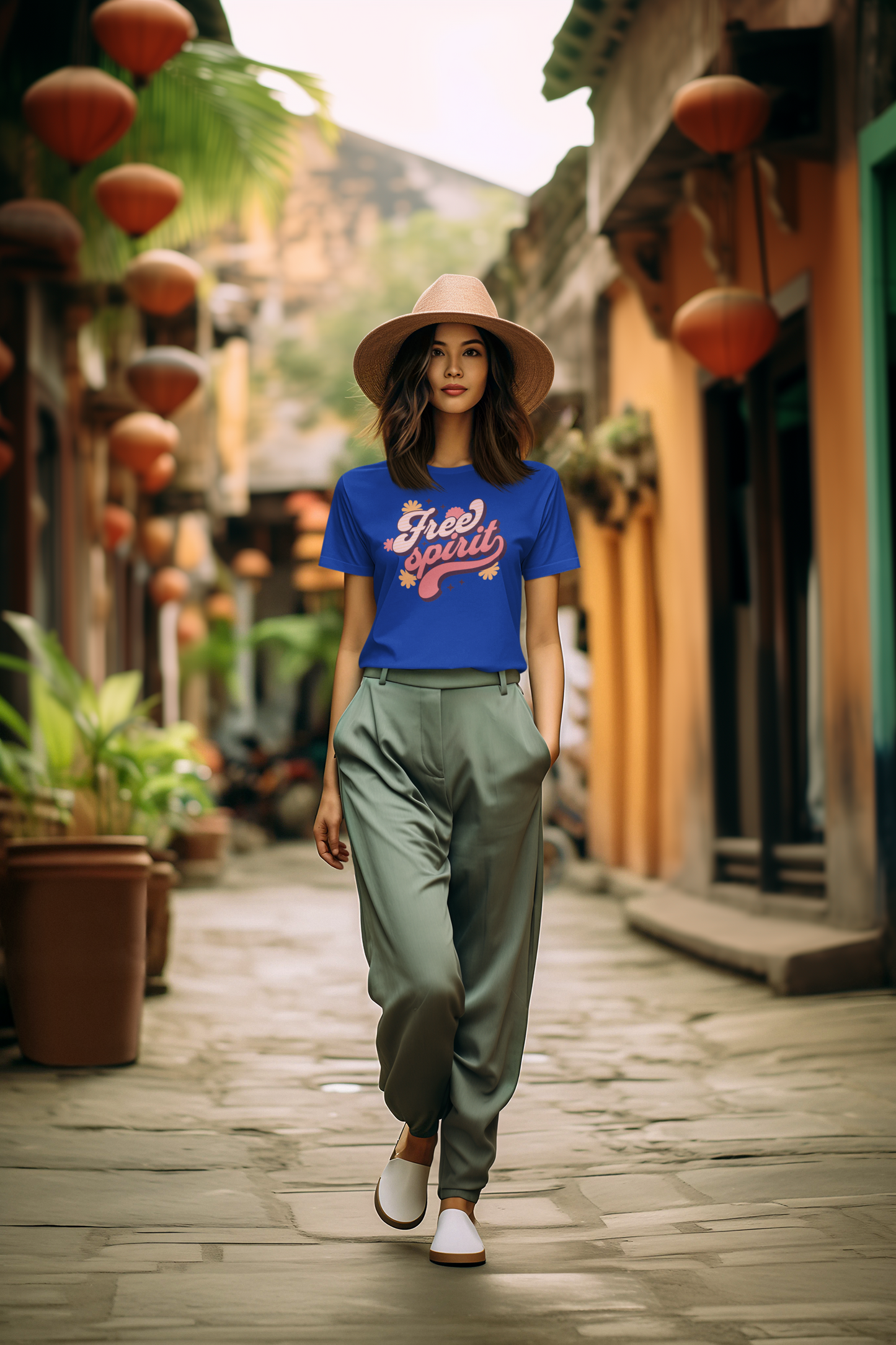 Free Spirit - Women's Crew Neck Tshirt