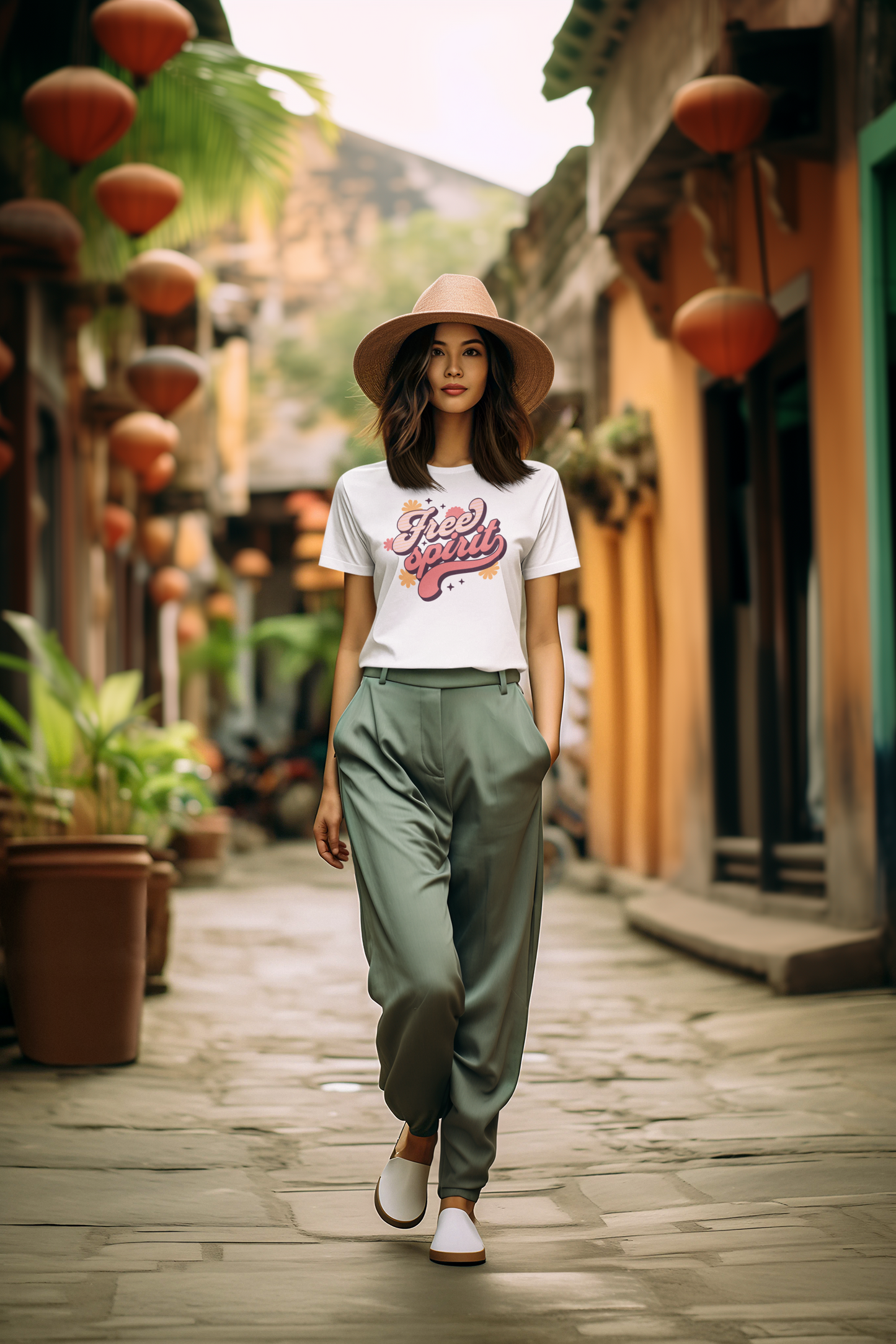 Free Spirit - Women's Crew Neck Tshirt