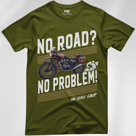 No Road? No Problem! - Classic Crew Tshirt