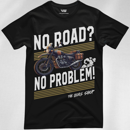 No Road? No Problem! - Classic Crew Tshirt