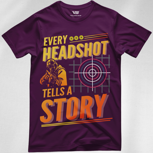 Every Headshot Tells A Story - Unisex Classic Crew T-Shirt