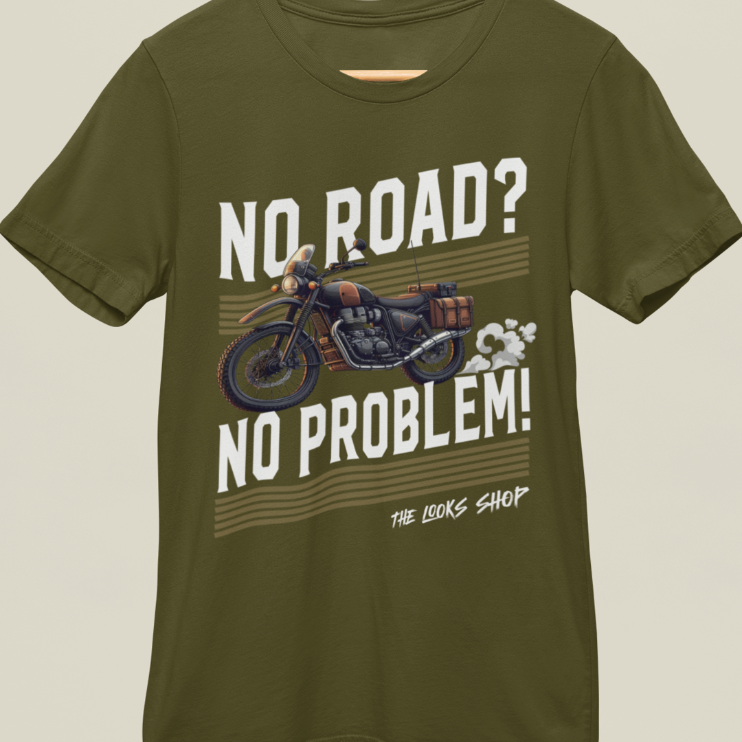 No Road? No Problem! - Classic Crew Tshirt